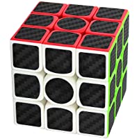 Coolzon Puzzle Cube 3x3x3 Cubo Magico con Pegatina de Fibra de Carbono Velocidad